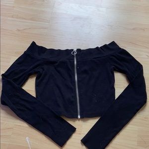 Long sleeve crop top